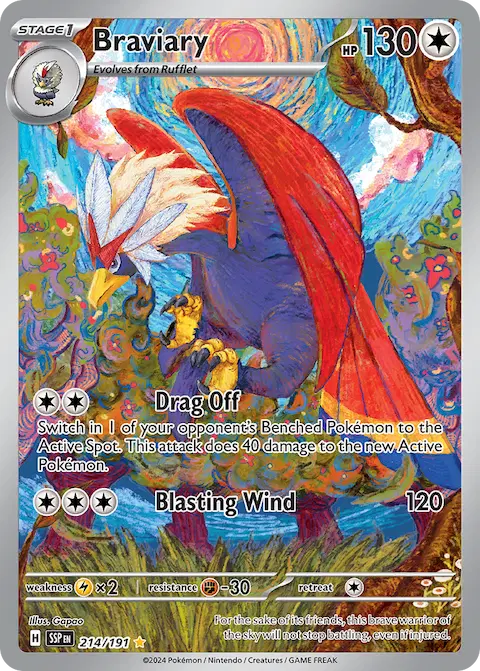 Braviary, Surging Sparks 214/191