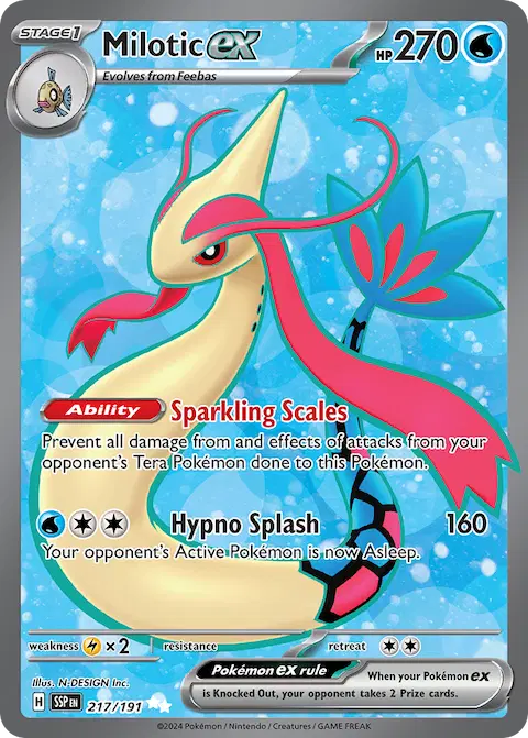 Milotic ex, Surging Sparks 217/191