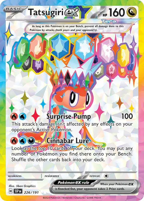 Tatsugiri ex, Surging Sparks 226/191