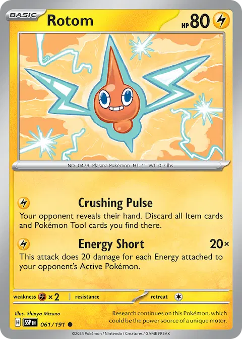 Rotom, Surging Sparks 061/191