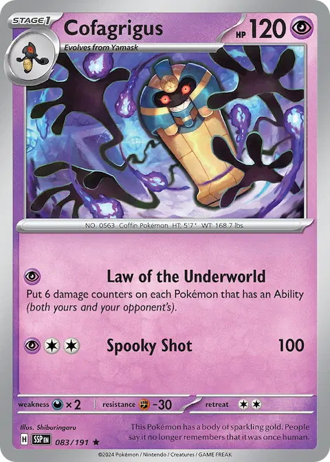 Cofagrigus, Surging Sparks 083/191