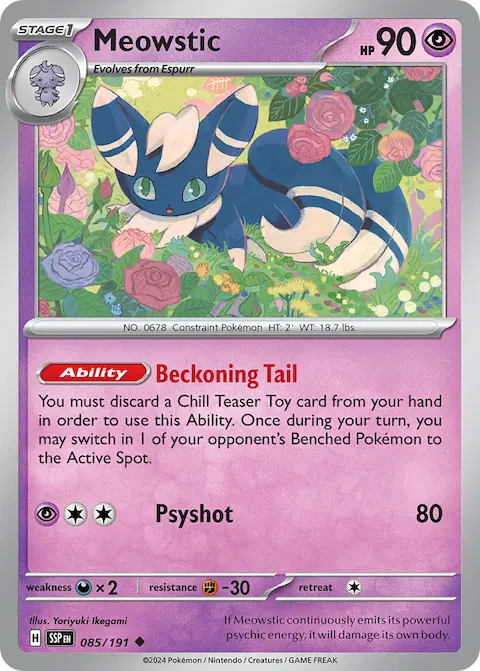 Meowstic, Surging Sparks 085/191