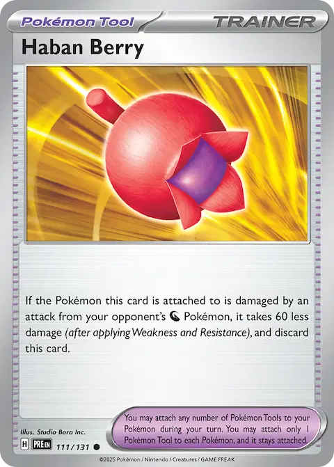 Haban Berry, Prismatic Evolutions 111/131