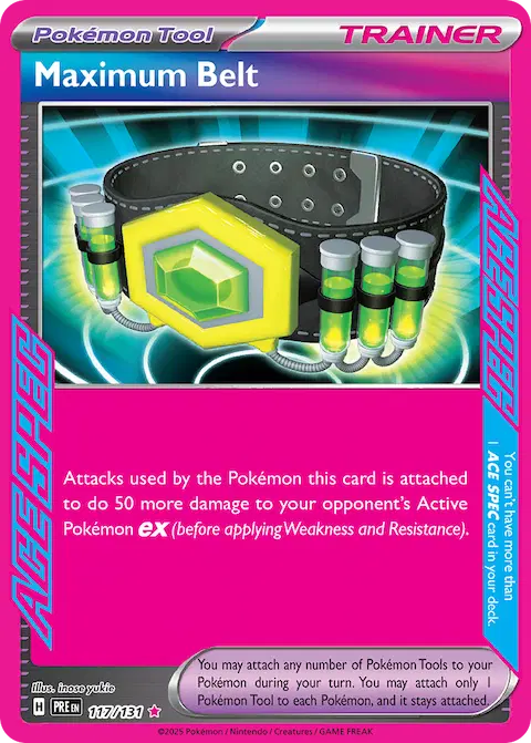 Maximum Belt, Prismatic Evolutions 117/131