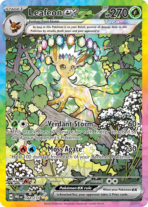 Leafeon ex, Prismatic Evolutions 144/131