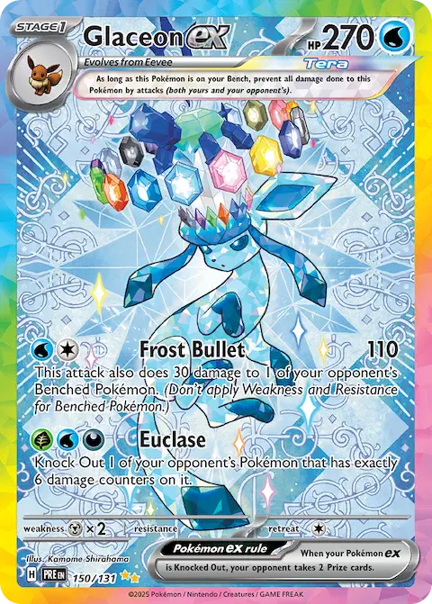 Glaceon ex, Prismatic Evolutions 150/131