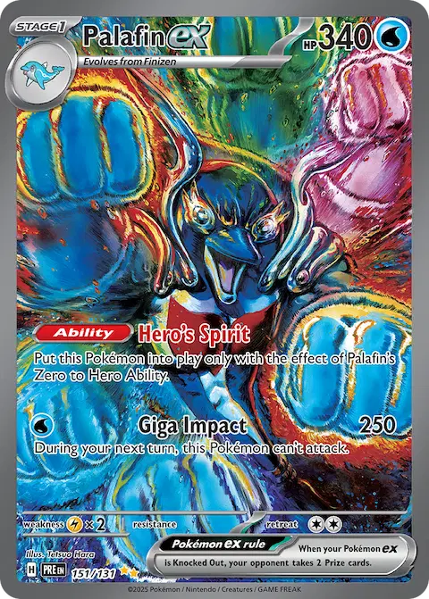 Palafin ex, Prismatic Evolutions 151/131