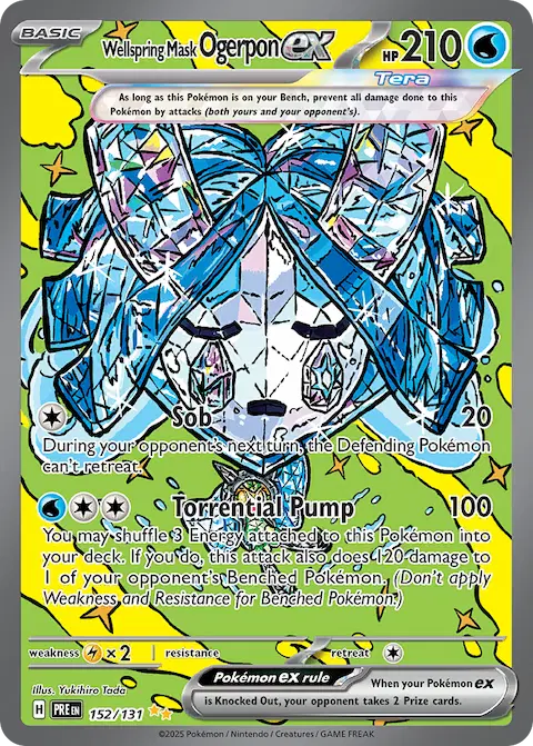 Wellspring Mask Ogerpon ex, Prismatic Evolutions 152/131