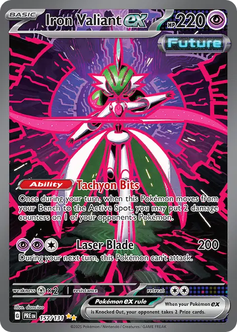 Iron Valiant ex, Prismatic Evolutions 157/131