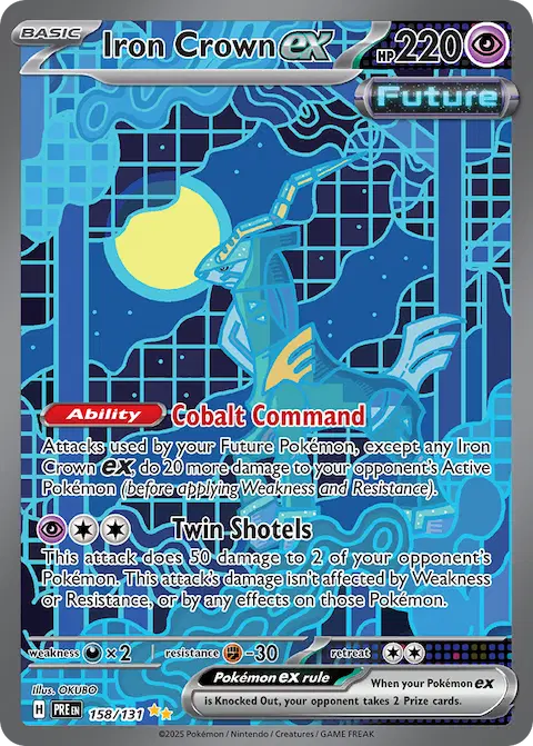 Iron Crown ex, Prismatic Evolutions 158/131