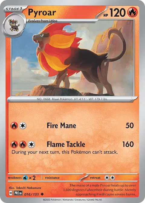 Pyroar, Prismatic Evolutions 016/131