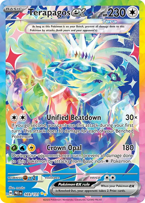 Terapagos ex, Prismatic Evolutions 169/131