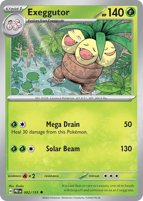 Exeggutor, Prismatic Evolutions 002/131