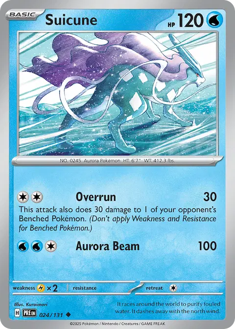 Suicune, Prismatic Evolutions 024/131
