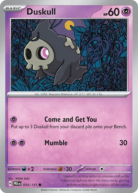 Duskull, Prismatic Evolutions 035/131