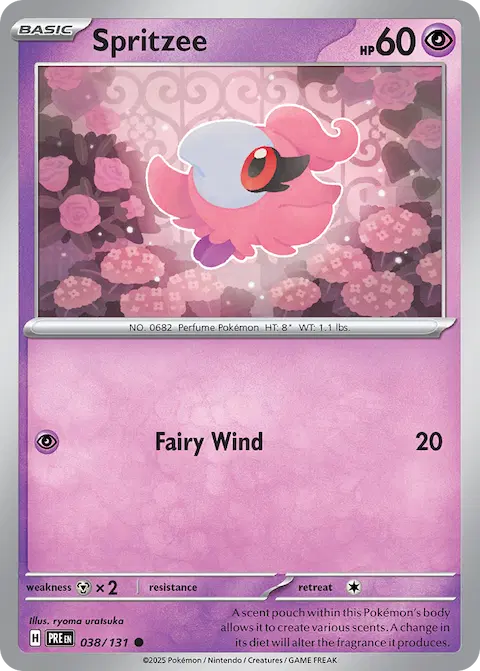 Spritzee, Prismatic Evolutions 038/131