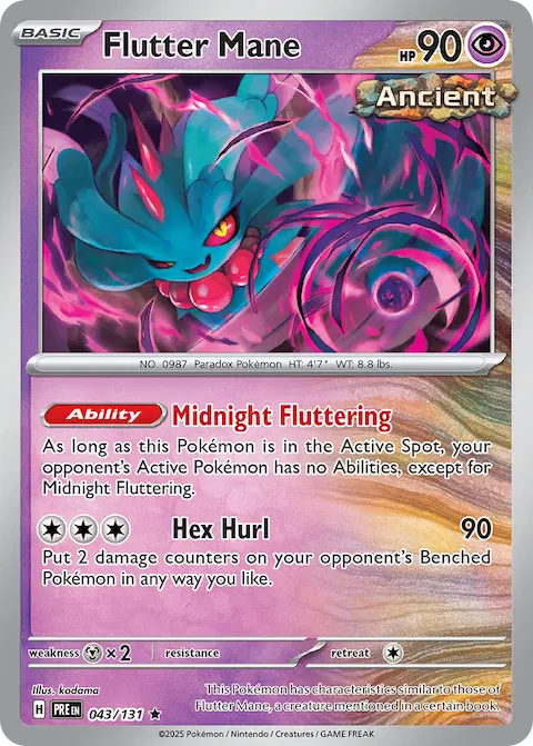 Flutter Mane, Prismatic Evolutions 043/131