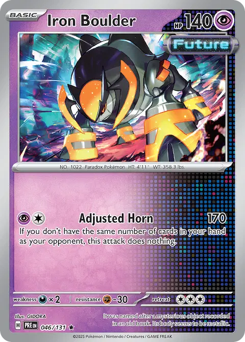 Iron Boulder, Prismatic Evolutions 046/131