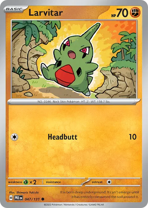 Larvitar, Prismatic Evolutions 047/131