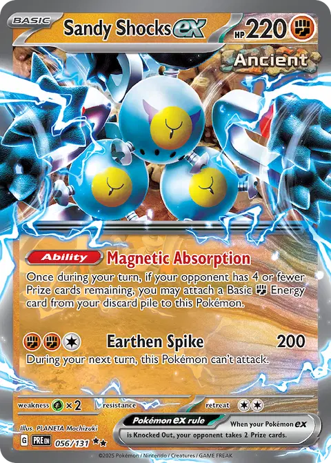 Sandy Shocks ex, Prismatic Evolutions 056/131