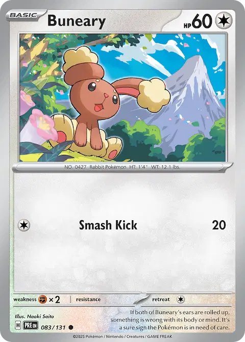Buneary, Prismatic Evolutions 083/131