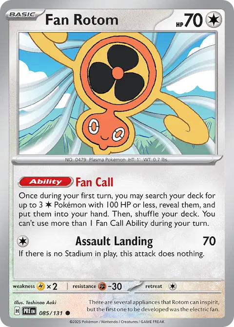 Fan Rotom, Prismatic Evolutions 085/131