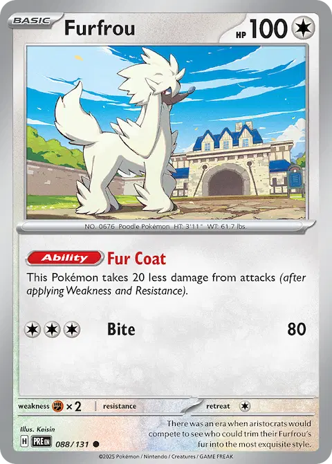 Furfrou, Prismatic Evolutions 088/131