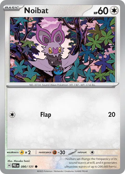 Noibat, Prismatic Evolutions 090/131