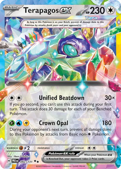 Terapagos ex, Prismatic Evolutions 092/131