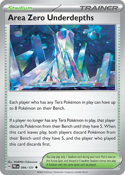 Area Zero Underdepths, Prismatic Evolutions 094/131