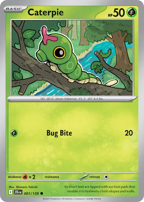Caterpie, Journey Together 001/159