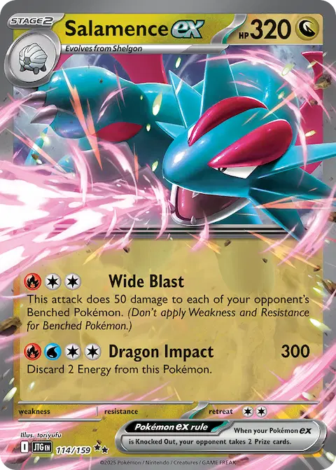 Salamence ex, Journey Together 114/159