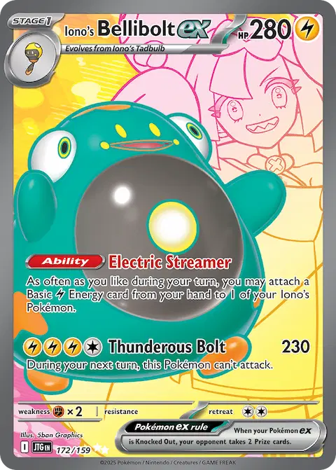 Iono's Bellibolt ex, Journey Together 172/159