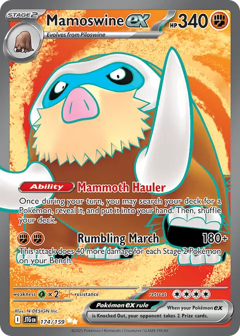 Mamoswine ex, Journey Together 174/159