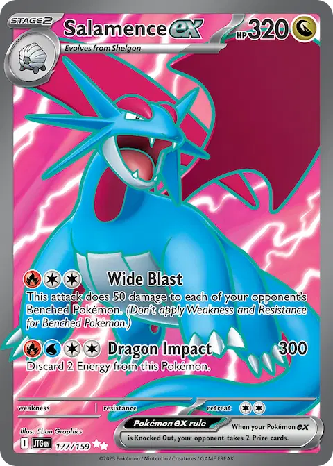 Salamence ex, Journey Together 177/159