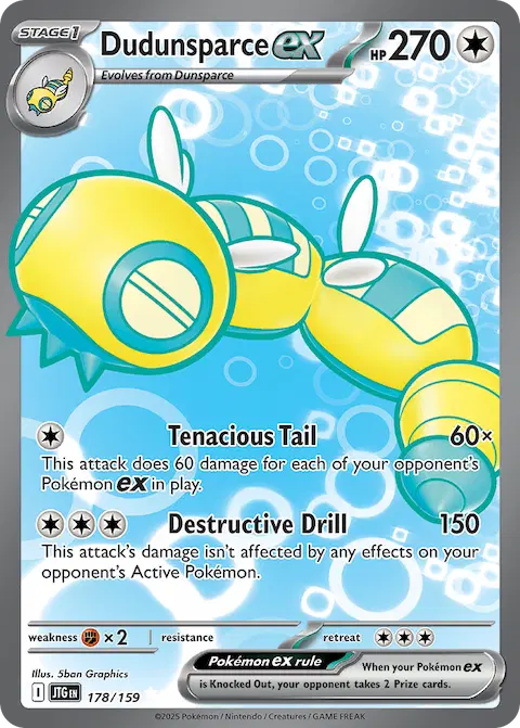Dudunsparce ex, Journey Together 178/159