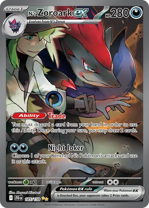 N's Zoroark ex, Journey Together 185/159