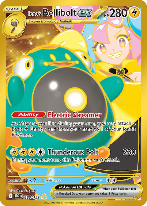Iono's Bellibolt ex, Journey Together 188/159