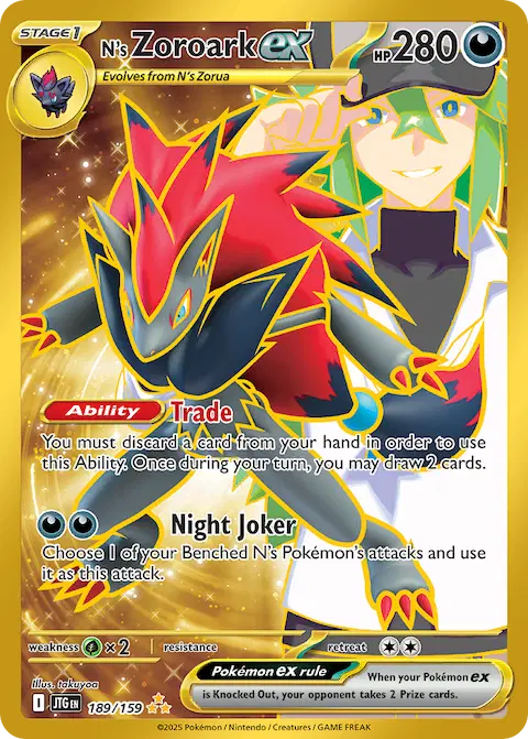 N's Zoroark ex, Journey Together 189/159