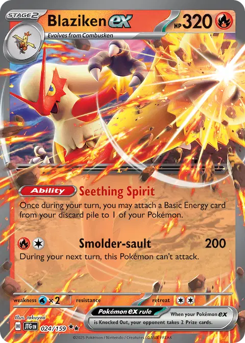Blaziken ex, Journey Together 024/159