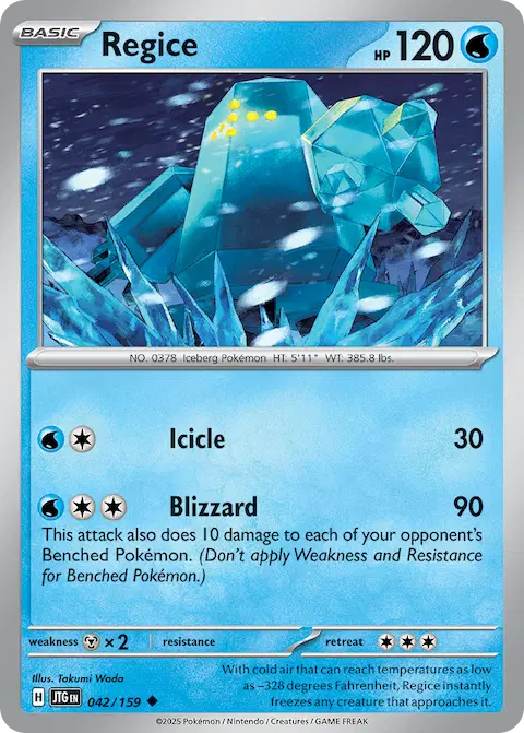 Regice, Journey Together 042/159