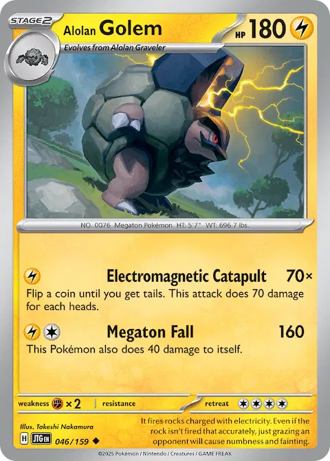 Alolan Golem, Journey Together 046/159
