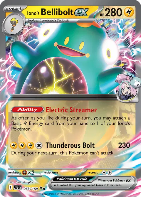 Iono's Bellibolt ex, Journey Together 053/159
