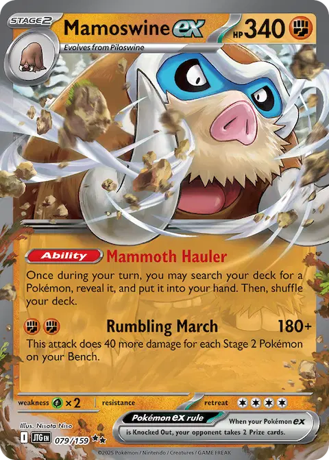Mamoswine ex, Journey Together 079/159