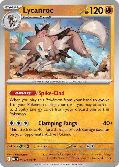 Lycanroc, Journey Together 085/159