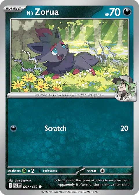 N's Zorua, Journey Together 097/159