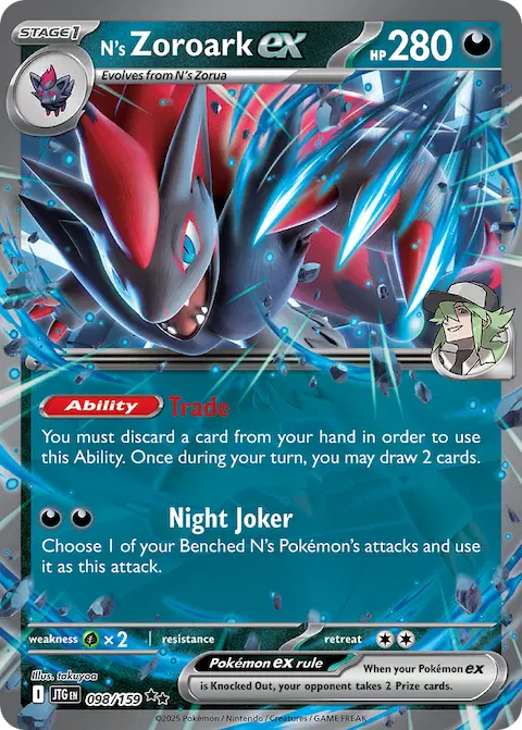 N's Zoroark ex, Journey Together 098/159
