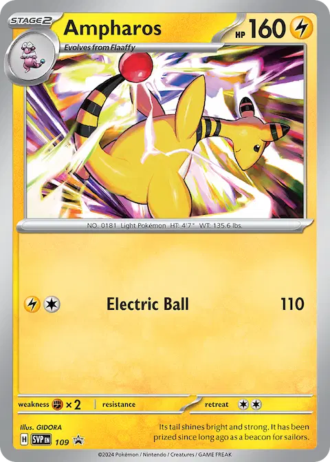 Ampharos, SVP Black Star Promos 109/225