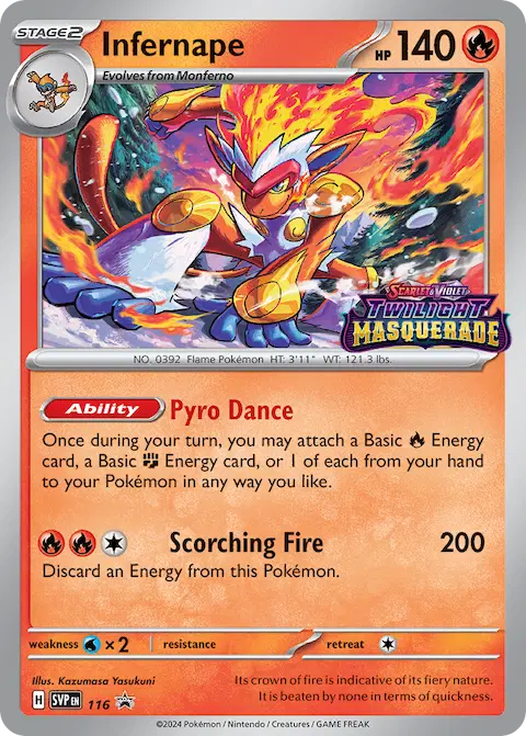 Infernape, SVP Black Star Promos 116/225