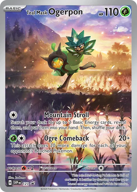 Teal Mask Ogerpon, SVP Black Star Promos 123/225